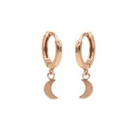 Karma Oorringen Hinged Hoops Moon Rosé - thumbnail