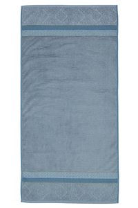 Pip Studio Grote Handdoek Soft Zellige Blauw/Grijs 70x140cm