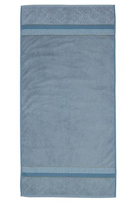 Pip Studio Grote Handdoek Soft Zellige Blauw/Grijs 70x140cm