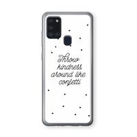 Confetti: Samsung Galaxy A21s Transparant Hoesje