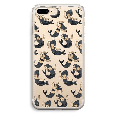 Zeemeermin: iPhone 7 Plus Transparant Hoesje