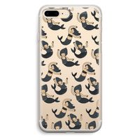 Zeemeermin: iPhone 7 Plus Transparant Hoesje