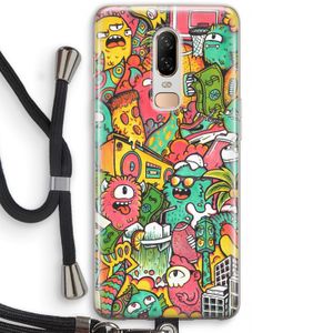 Vexx City: OnePlus 6 Transparant Hoesje met koord
