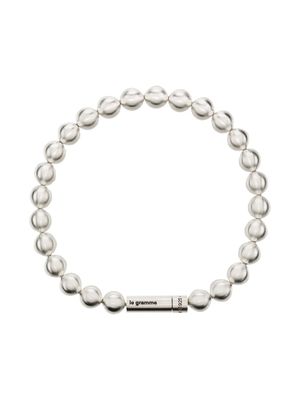 Le Gramme bracelet Le 47g à perles - Argent