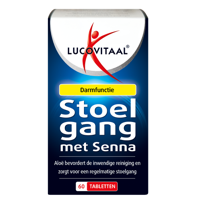 Lucovitaal Voedingssupplementen Stoelgang met Senna Tabletten Darmfunctie 60Tabletten