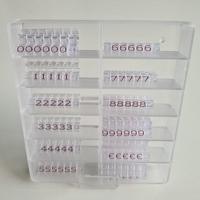 Prijscassette Vitrine 6mm transp/bruin