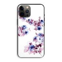 Waterverf bloemen: iPhone 12 Pro Max Biologisch afbreekbaar hoesje