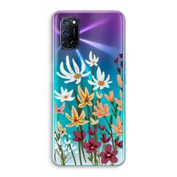 Painted wildflowers: Oppo A92 Transparant Hoesje