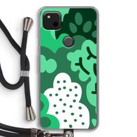 Bushes: Pixel 4a Transparant Hoesje met koord