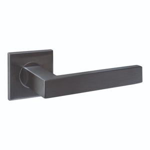 Intersteel Deurkruk Q 05 op rozet verdekt 53x53x6mm PVD Antraciet