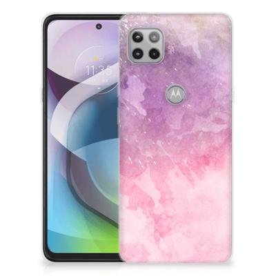 Smartphone hoesje Motorola Moto G 5G Pink Purple Paint