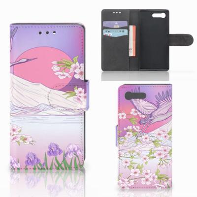 Sony Xperia X Compact | Telefoonhoesje | Met pasjeshouder | Bird Flying