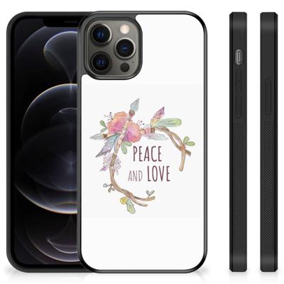 iPhone 12 Pro Max | Bumper Hoesje | Boho Text