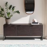 ZILT Dressoir 'Yasmijn' Teakhout, 140cm, kleur donkerbruin