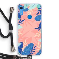Tropisch: Huawei Y6s Transparant Hoesje met koord