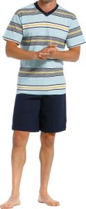 Pastunette Shortama gestreept blauw blue