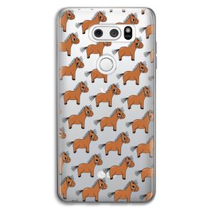 Pony: LG V30 Transparant Hoesje