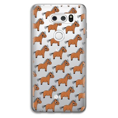 Pony: LG V30 Transparant Hoesje