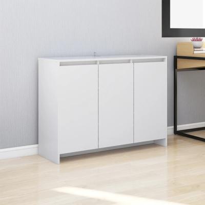 Dressoir 102x33x75 cm bewerkt hout wit