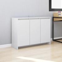 Dressoir 102x33x75 cm bewerkt hout wit