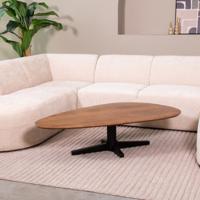 LABEL51 Organische Salontafel 'Rosie' Mangohout, 140 x 75cm, kleur Naturel