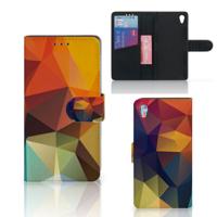 Sony Xperia Z3 | Book Case | Polygon Color