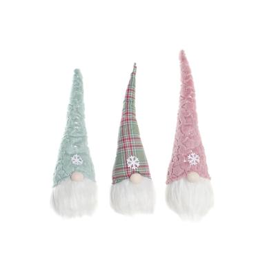 Decoratie DKD Home Decor Kabouter Polyester (17 x 16 x 54 cm) (3 Stuks)
