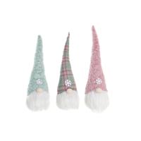 Decoratie DKD Home Decor Kabouter Polyester (17 x 16 x 54 cm) (3 Stuks)