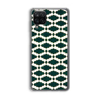 Moroccan tiles: Samsung Galaxy A12 Transparant Hoesje