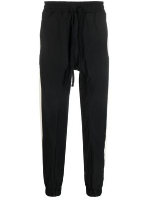 Thom Krom pantalon de jogging à rayures latérales - Noir
