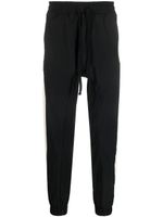 Thom Krom pantalon de jogging à rayures latérales - Noir