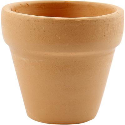 Creativ Company Bloempot, h: 4,2 cm, d 5 cm, 48 stuk/ 1 doos