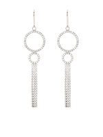 ISABEL MARANT boucles d'oreilles à ornements en cristal - Argent - thumbnail