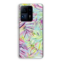 Tropical Palms Blue: Xiaomi Mi Mix 4 Transparant Hoesje