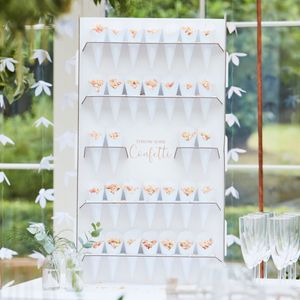 Ginger Ray BR-333 Botanical Wedding Confetti Wall