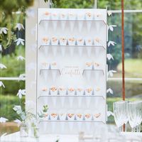 Ginger Ray BR-333 Botanical Wedding Confetti Wall