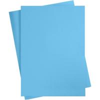 Creativ Company Gekleurd karton, a2, vel 420x594 mm, 180 gr, blauw, 10 vel/ 1 doos
