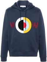 Walter Van Beirendonck hoodie en coton - Bleu - thumbnail