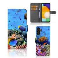 Samsung Galaxy A04s | Samsung Galaxy A13 5G | Telefoonhoesje | Met pasjeshouder | Vissen
