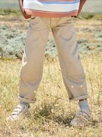 Rechte broek voor jongens klei
