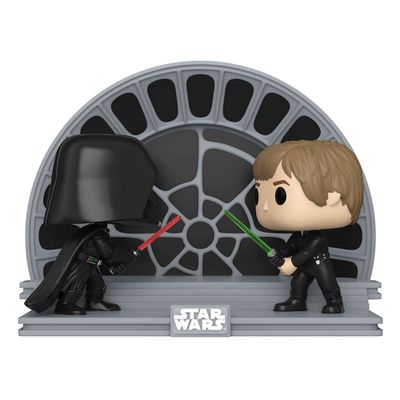Star Wars Return of the Jedi 40th Anniversary POP Moment! Vinyl Figures 2-Pack Luke vs Vader 9 cm Star Wars Return of the Jedi 40th Anniversary POP Moment! Vinyl Figures 2-Pack Luke vs Vader 9 cm