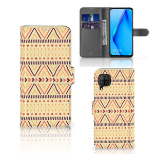 Huawei P40 Lite Telefoon Hoesje Aztec Yellow