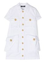 DSQUARED2 KIDS robe en coton à manches courtes - Blanc - thumbnail