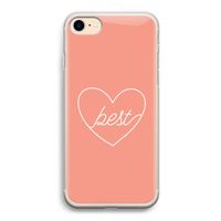 Best heart: iPhone 7 Transparant Hoesje Best heart: iPhone 7 Transparant Hoesje