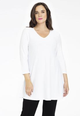 Yoek Tuniek wide bottom OBLIE | Wit | Maat 50/52