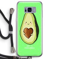 Avocuddle: Samsung Galaxy S8 Plus Transparant Hoesje met koord Avocuddle: Samsung Galaxy S8 Plus Transparant Hoesje met koord