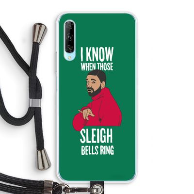 Sleigh Bells Ring: Huawei P Smart Pro Transparant Hoesje met koord