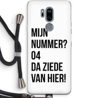 Da ziede van hier: LG G7 Thinq Transparant Hoesje met koord