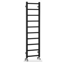 Designradiator Sapho Metro Light 30x114 cm Mat Zwart Sapho