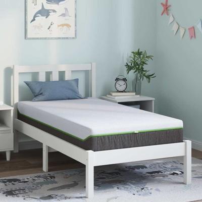 Matrassen Wit, Grijs 80 x 160 cm 100% polyester jacquard stof